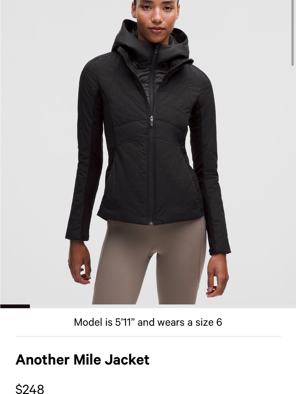 Lululemon Another Mile Jacket - Black